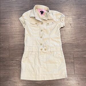 Tommy Hilfiger Khaki Short Sleeve Dress